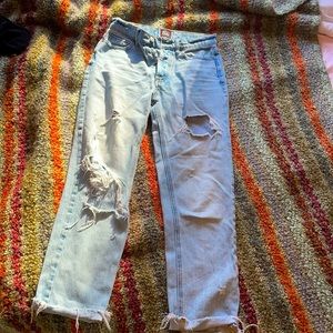 BDG Distressed mom jeans
